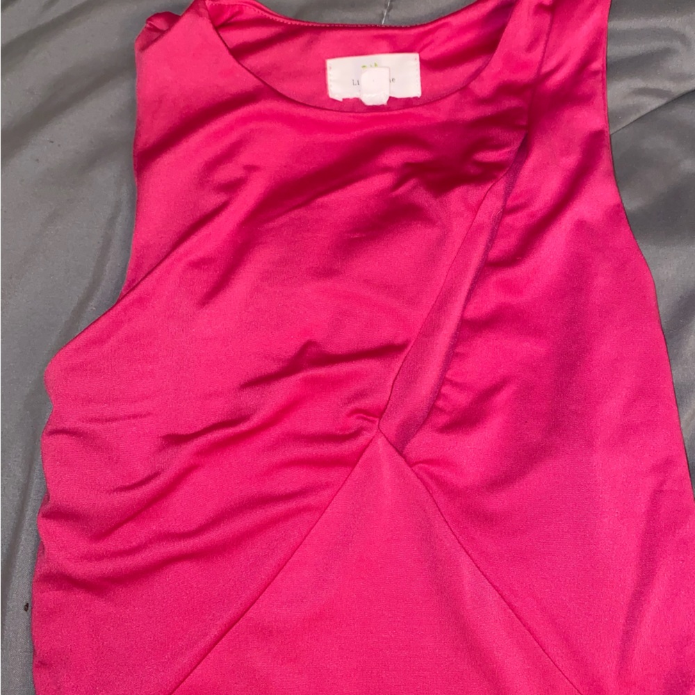 Hot pink bodysuit